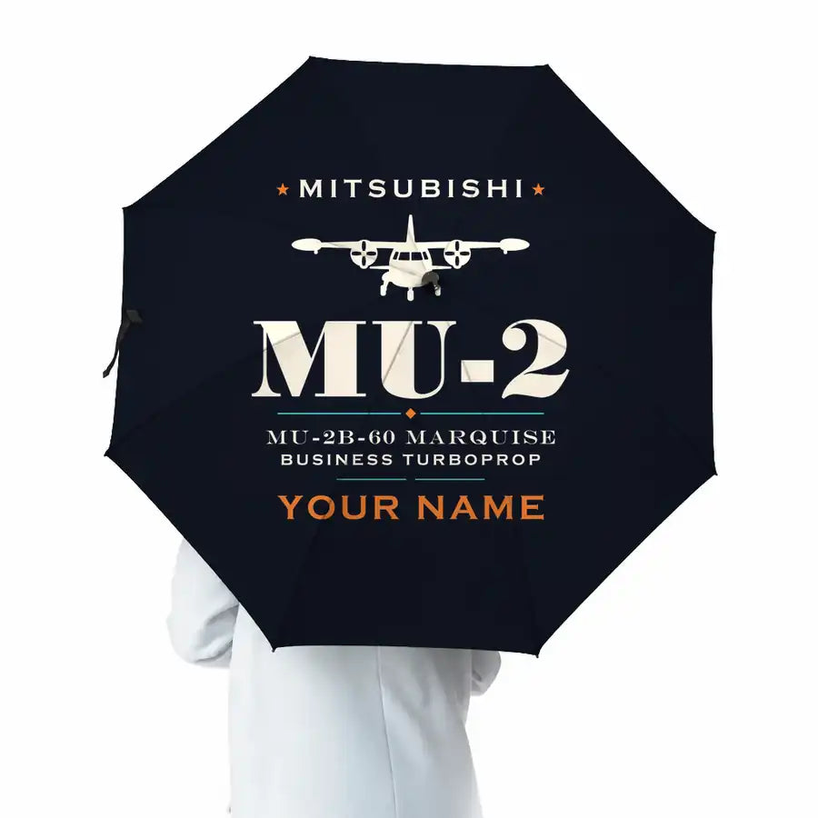 Mitsubishi MU-2B-60 Marquise - Heritage + Name - Umbrella