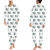 Thumbnail for Mitsubishi MU-2B-60 Marquise - Men Pajamas - Original Pattern - White