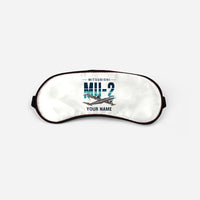 Thumbnail for Mitsubishi MU-2B-60 Marquise - Original + Name - Sleep Mask - White