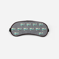 Thumbnail for Mitsubishi MU-2B-60 Marquise - Original Pattern - Sleep Mask - Gray