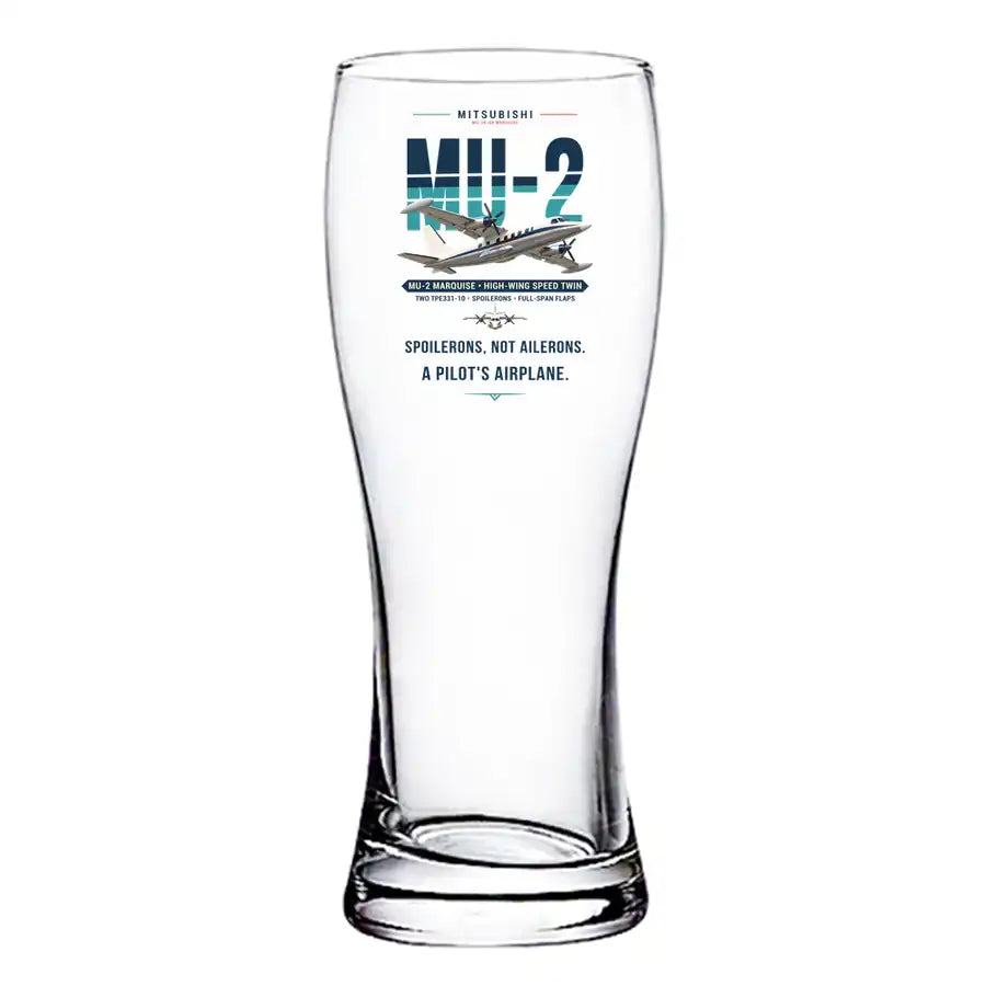 Mitsubishi MU-2B-60 Marquise - Original - Pilsner Beer Glass