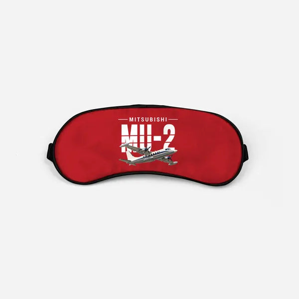 Mitsubishi MU-2B-60 Marquise - Original - Sleep Mask - Red