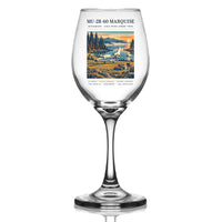 Thumbnail for Mitsubishi MU-2B-60 Marquise - Poster - Wine Glass