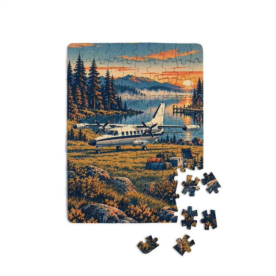 Mitsubishi MU-2B-60 Marquise - Vertical - Canvas Puzzle