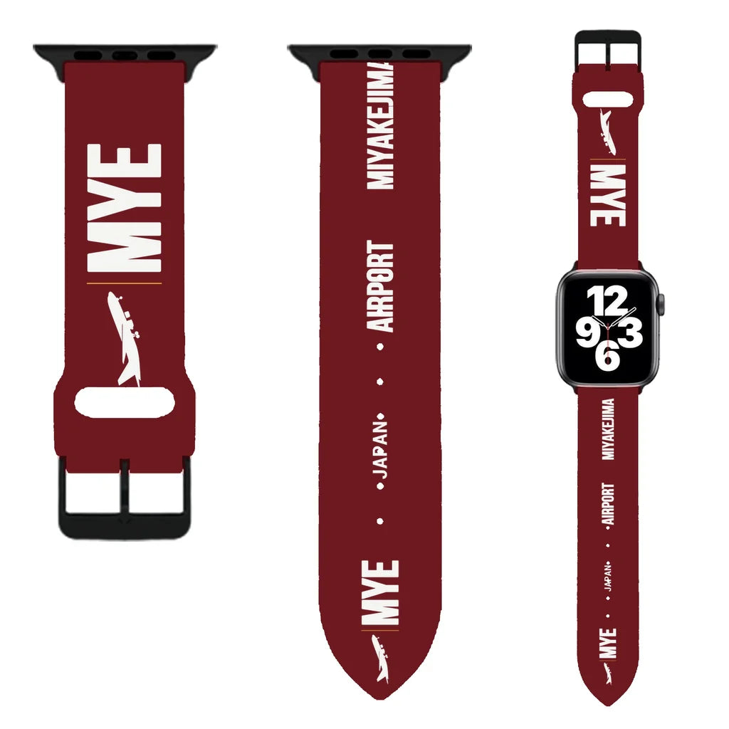 WBV6 | Miyakejima Airport MYE | Dark Red (Metal Buckle)