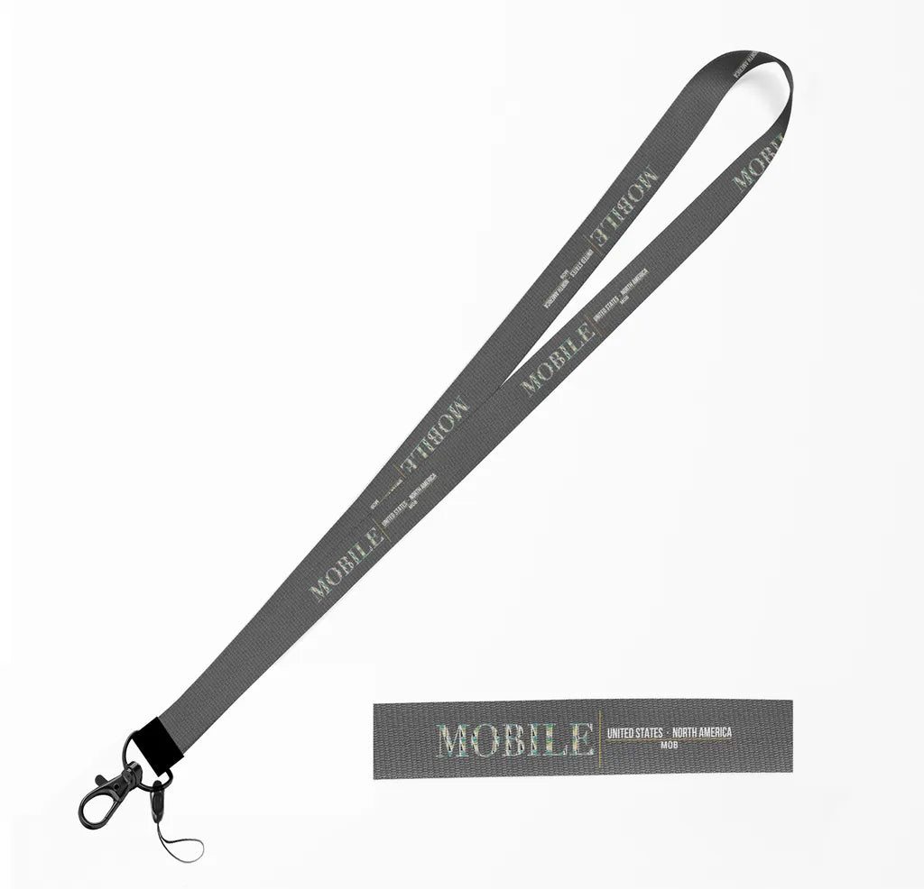 Mobile City Series lanyard - gray