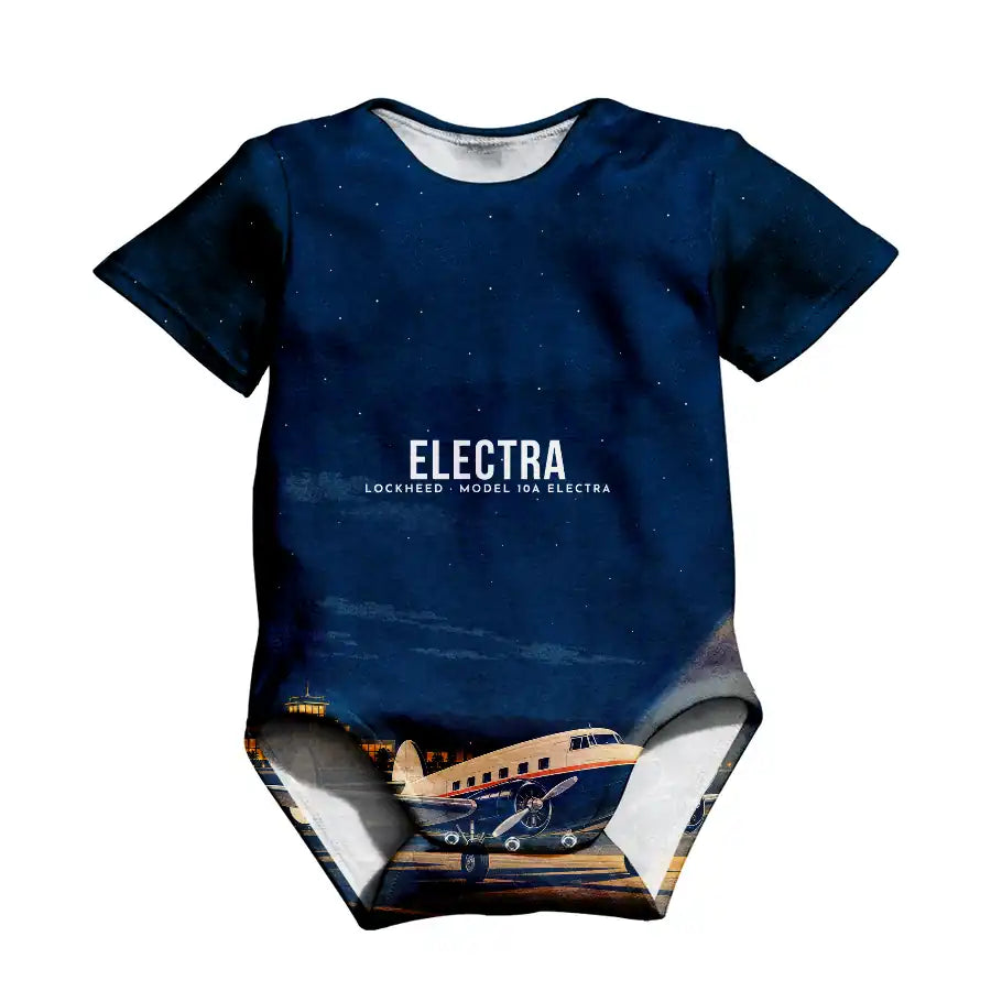 Model 10A Electra 3D All-Over Print Clothing - Baby Bodysuit - 3D