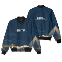 Thumbnail for Model 10A Electra 3D All-Over Print Clothing - Bomber Jacket - 3D