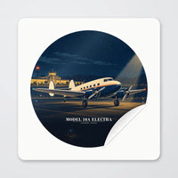 Thumbnail for Model 10A Electra - 3D - Circle Sticker - Peel