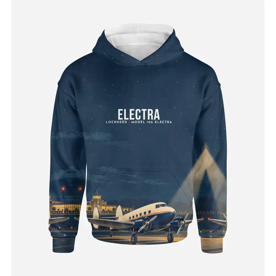 Model 10A Electra 3D All-Over Print Clothing - Hoodie - 3D