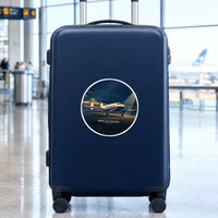 Thumbnail for Model 10A Electra - 3D + Name - Circle Sticker - Suitcase