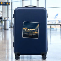 Thumbnail for Model 10A Electra - 3D + Name - Square Sticker - Suitcase