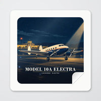 Thumbnail for Model 10A Electra - 3D - Square Sticker - Peel