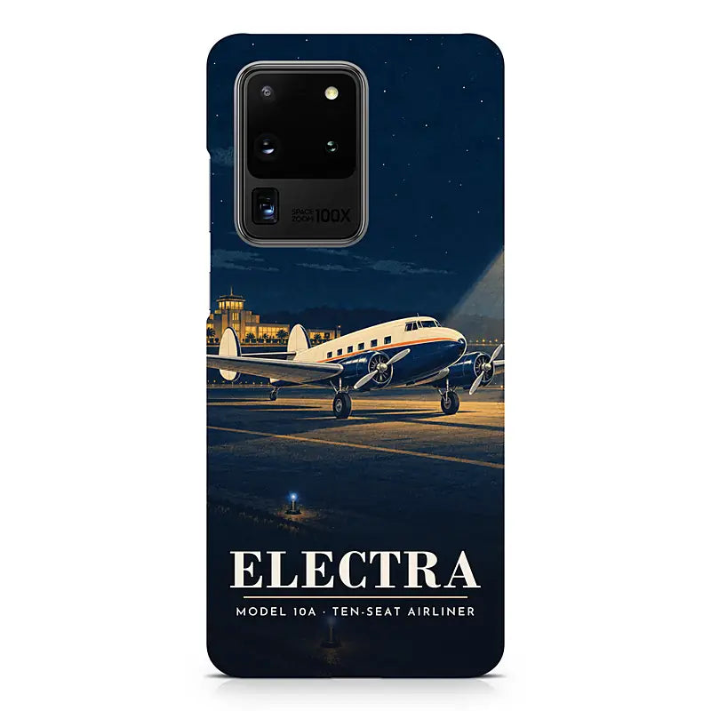 Model 10A Electra - 3D + Title - Samsung Case - Black