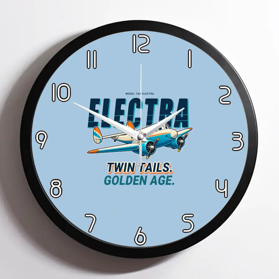 Model 10A Electra - Cartoon - Framed - Light Blue