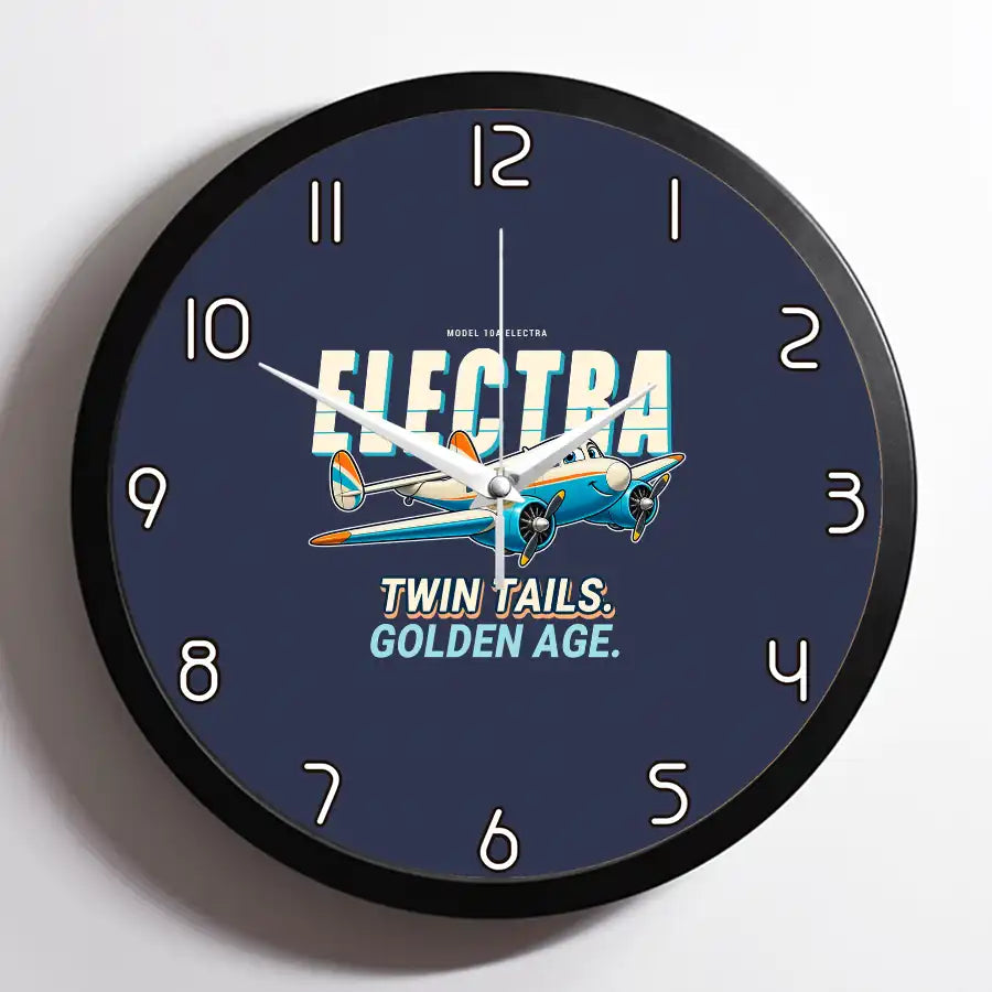 Model 10A Electra - Cartoon - Framed - Navy Blue