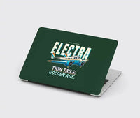 Thumbnail for Model 10A Electra - Cartoon - MacBook Case - Dark Green