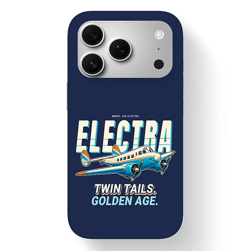 Model 10A Electra - Cartoon - MagSafe iPhone 17 Pro - Navy Blue
