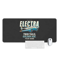 Thumbnail for Model 10A Electra - Cartoon + Name - Desk Mat - Black