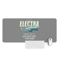 Thumbnail for Model 10A Electra - Cartoon + Name - Desk Mat - Gray