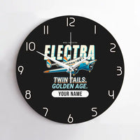 Thumbnail for Model 10A Electra - Cartoon + Name - No Frame - Black