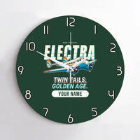 Thumbnail for Model 10A Electra - Cartoon + Name - No Frame - Dark Green