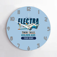 Thumbnail for Model 10A Electra - Cartoon + Name - No Frame - Light Blue