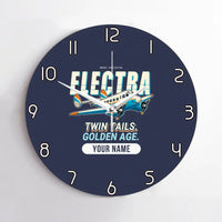 Thumbnail for Model 10A Electra - Cartoon + Name - No Frame - Navy Blue