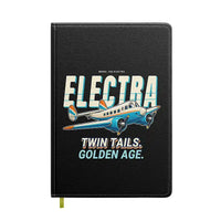 Thumbnail for Model 10A Electra - Cartoon - Notebook - Black