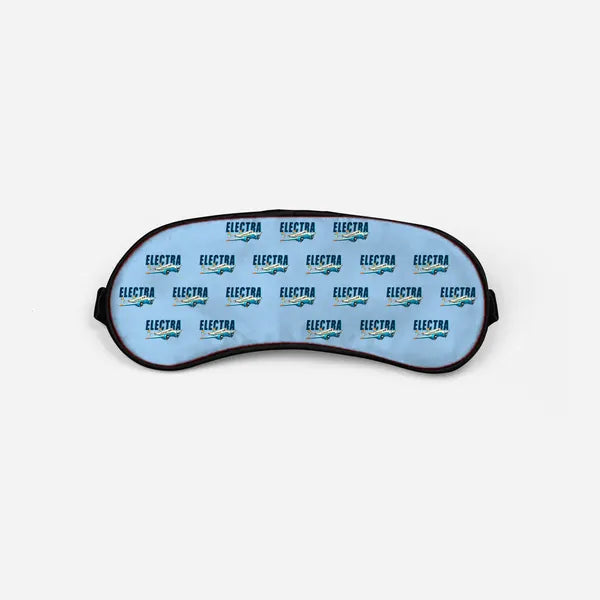 Model 10A Electra - Cartoon Pattern - Sleep Mask - Light Blue
