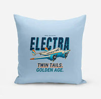 Thumbnail for Model 10A Electra - Cartoon - Pillow - Light Blue