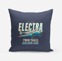 Thumbnail for Model 10A Electra - Cartoon - Pillow - Navy Blue