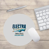 Thumbnail for Model 10A Electra - Cartoon - Round Mouse Pad - Light Gray