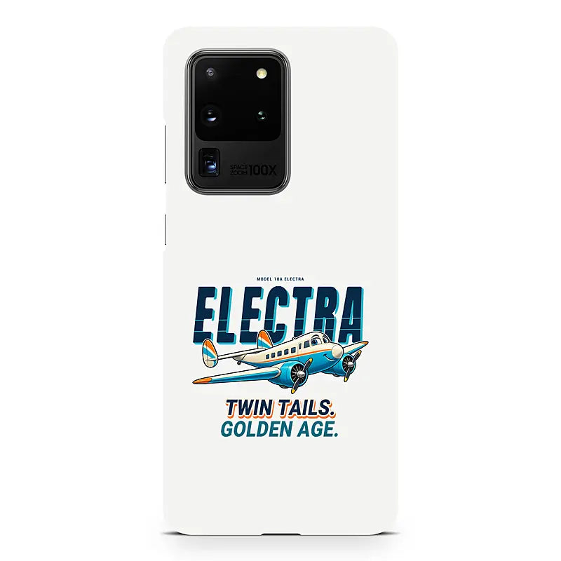 Model 10A Electra - Cartoon - Samsung Case - White