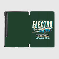 Thumbnail for Model 10A Electra - Cartoon - Samsung Tablet - Dark Green