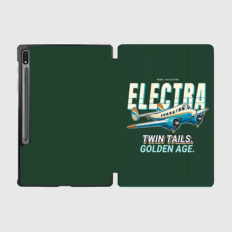 Model 10A Electra - Cartoon - Samsung Tablet - Dark Green