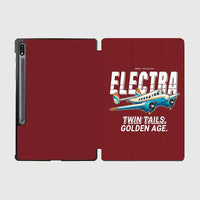 Thumbnail for Model 10A Electra - Cartoon - Samsung Tablet - Dark Red