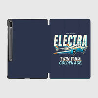 Thumbnail for Model 10A Electra - Cartoon - Samsung Tablet - Navy Blue