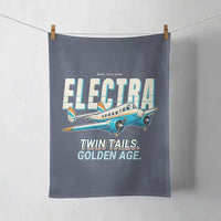 Thumbnail for Model 10A Electra - Cartoon - Towel - Navy Blue