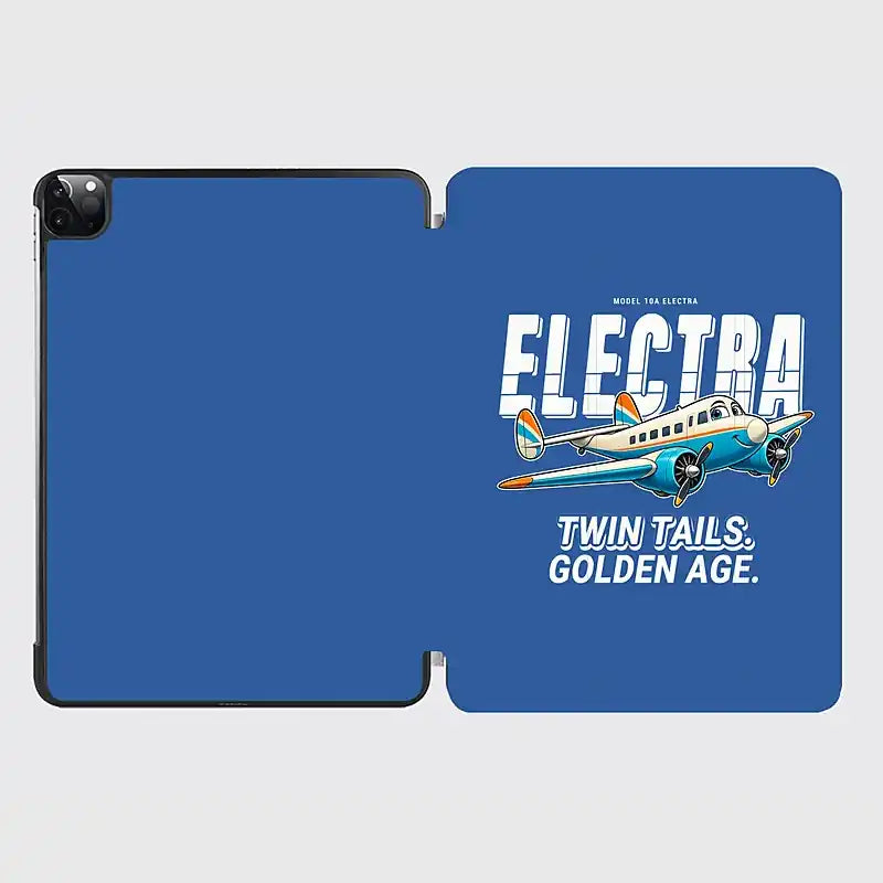 Model 10A Electra - Cartoon - iPad Case - Blue