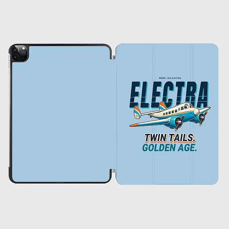 Model 10A Electra - Cartoon - iPad Case - Light Blue