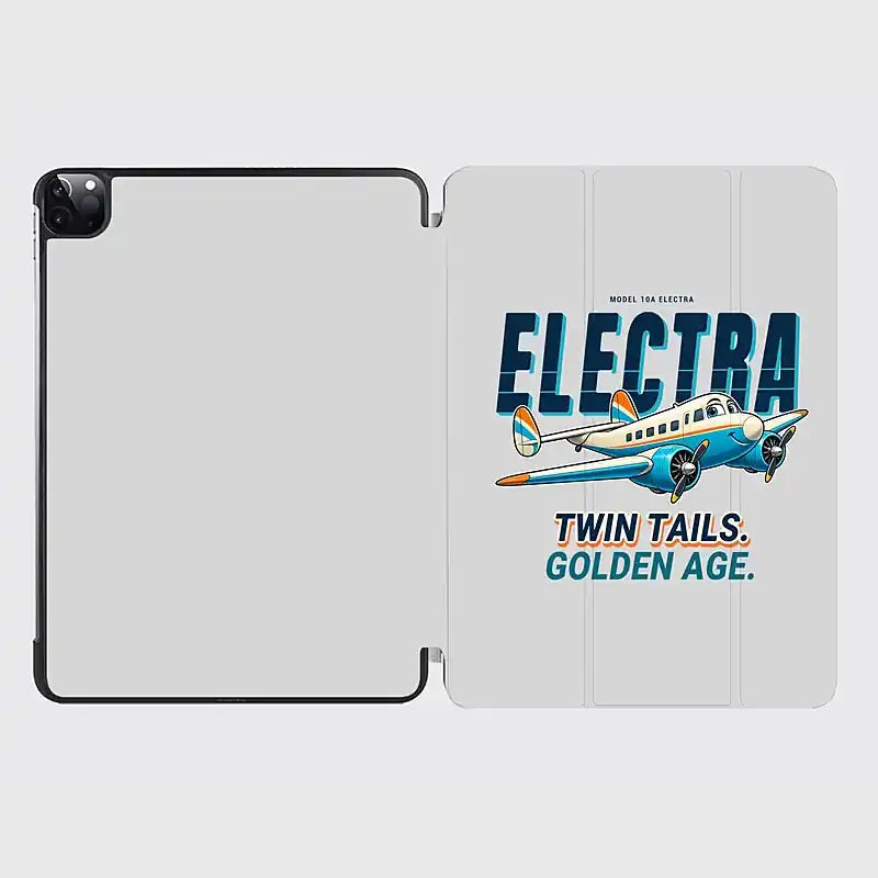 Model 10A Electra - Cartoon - iPad Case - Light Gray
