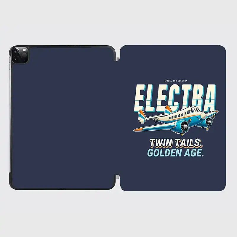 Model 10A Electra - Cartoon - iPad Case - Navy Blue