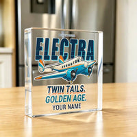 Thumbnail for Model 10A Electra - Crystal Ornament - Cartoon + Name - Kitchen