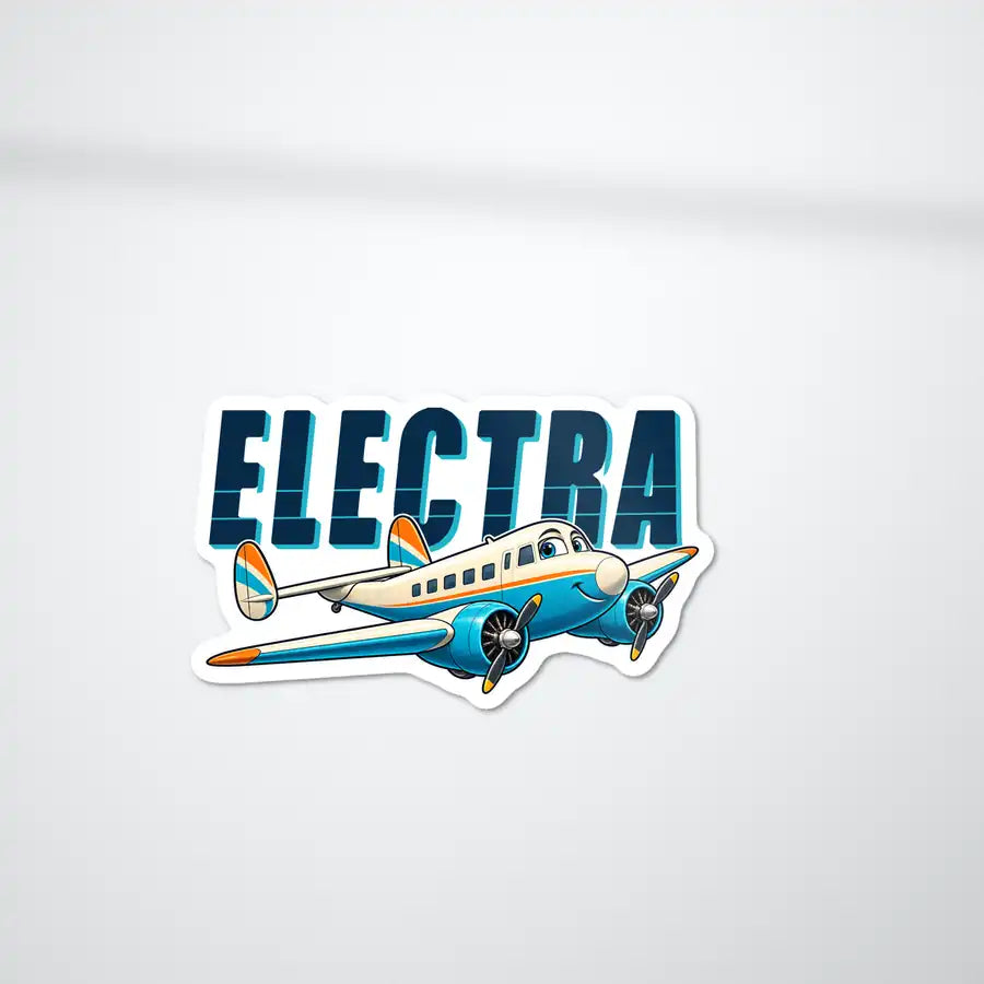 Model 10A Electra - Cartoon Die-Cut - Die-Cut - White Car