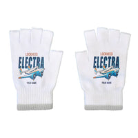 Thumbnail for Model 10A Electra - Gloves - Cut - Cartoon + Name - White