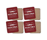 Thumbnail for Model 10A Electra - Heritage - Coaster Set - Dark Red