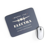 Thumbnail for Model 10A Electra - Heritage - Mouse Pad - Navy Blue