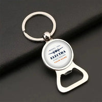 Thumbnail for Model 10A Electra - Heritage + Name - Bottle Opener Key Chain - White