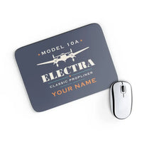 Thumbnail for Model 10A Electra - Heritage + Name - Mouse Pad - Navy Blue